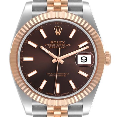 choclate dial rolex|rolex datejust 41 126331.